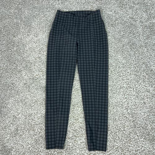 Lululemon Pants Womens 8 Gray Check High Rise Here to There Crop Career Office