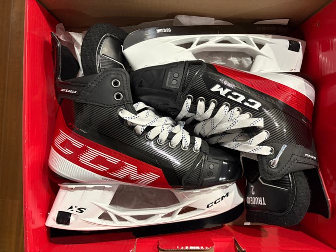 CCM JetSpeed FT4 Pro Hockey Skates Regular Width Pro Stock 8 (New)