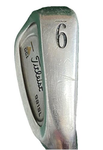 Titleist DCI 981 SL Gold 9 Iron RH Men's A-Flex Senior Graphite 35.5" New Grip