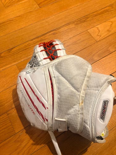 Goalie glove and blocker
