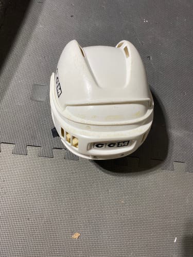 White CCM 452 Tacks Medium JUNIOR Hockey Helmet