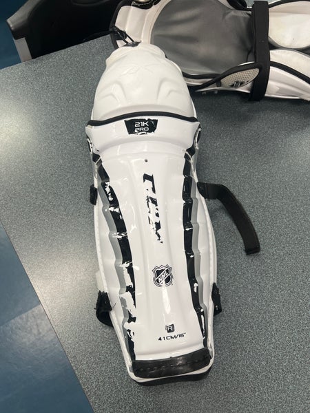 Pro Stock CCM 21K Pro 16 Inch Shin Pads - Vegas Golden Knights