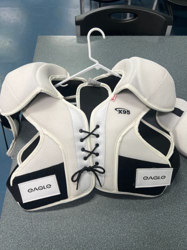 Pro Stock Eagle X95 Senior Medium Shoulder Pads - Vegas Golden Knights