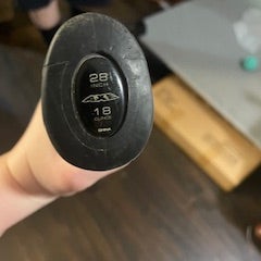 2019 AXE Elite One Alloy USABat Certified Bat (-10) 18 oz 28" (Used)