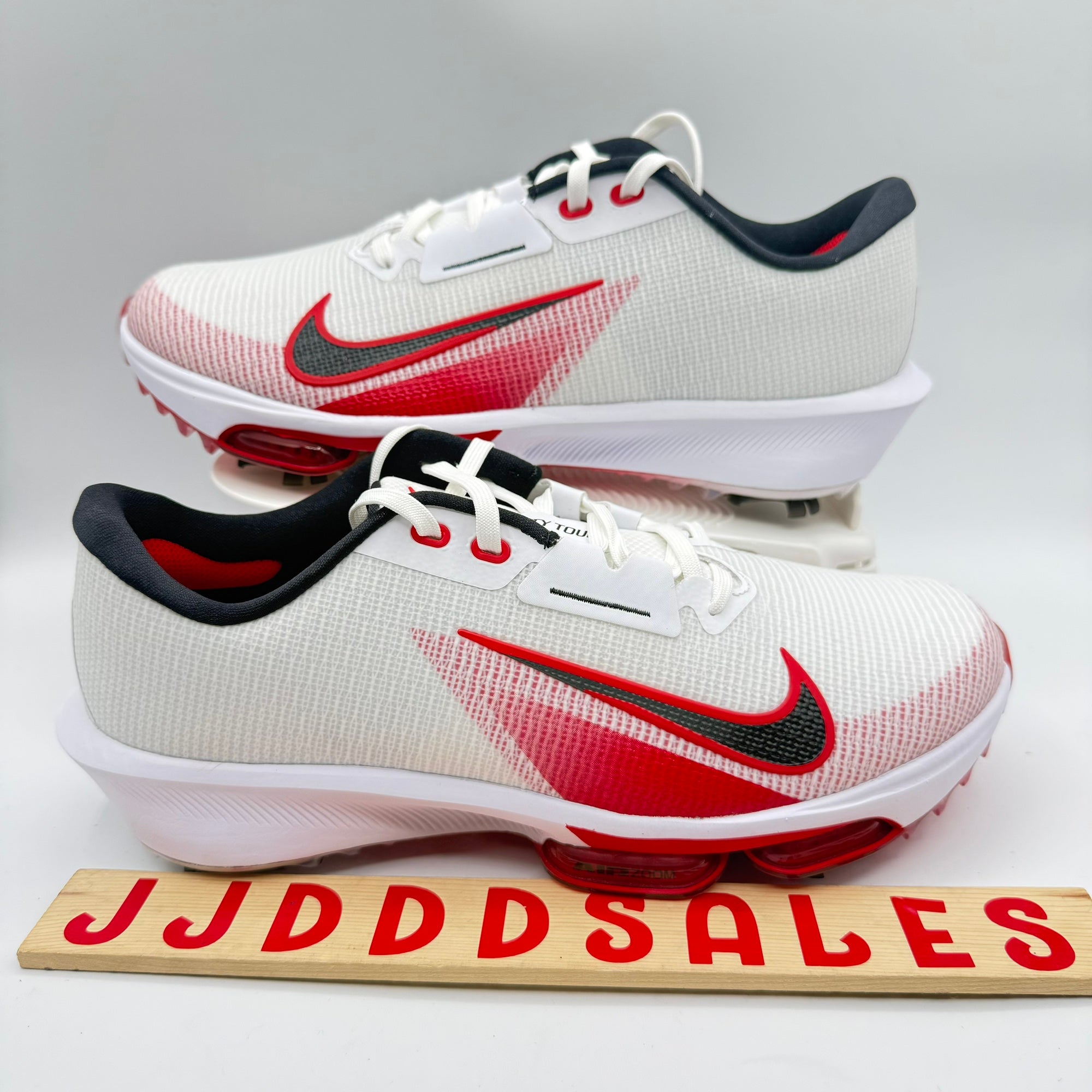 Nike Air Jordan ADG 5 Golf Shoes White Fire Red Silver  display picture 2