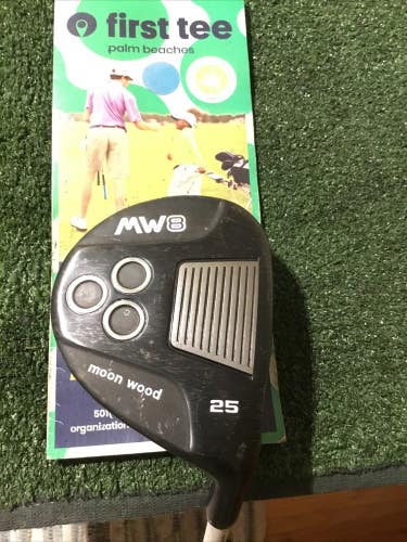 Moon Wood MW8 25* Fairway Wood Seniors 75g Graphite Shaft (37.75)