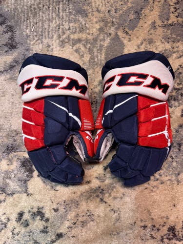 Used CCM Jetspeed 14" Pro Stock Gloves Washington Capitals Jon McDonald