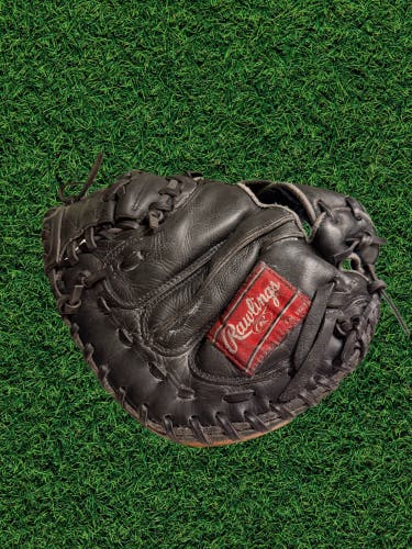 Rawlings Catcher’s Mitt – Model RCM33TGN – Cleaned, Conditioned & Game-Ready