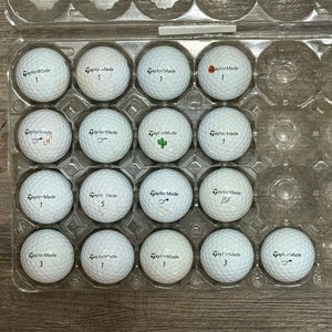 17 TaylorMade TP5 Golf Balls - 2024-2025 Model, 4A Near-Mint Condition