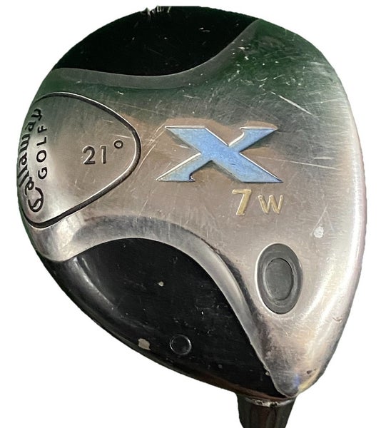 Callaway X 7 Wood 21 RH 55g Fujikura Gems Ladies Graphite 40.5" Nice Velvet Grip