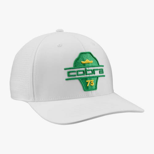 NEW Cobra Split Tour White/Green Adjustable Snapback Golf Hat/Cap