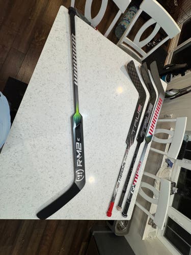 Intermediate Warrior Ritual M2E Regular Goalie Stick 23.5" Paddle (New)