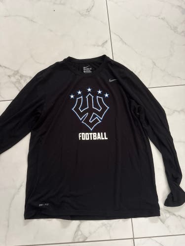 Washington & Lee Football Nike Dri Fit Long sleeve- New