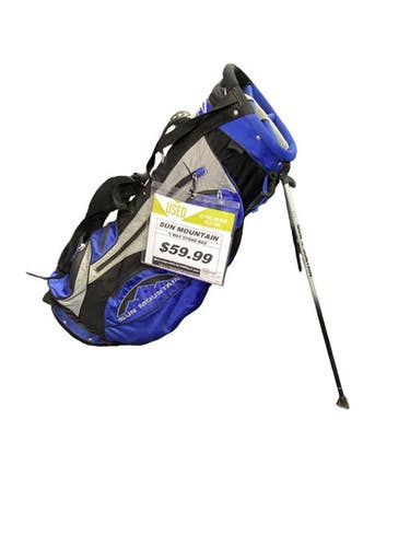 Used Sun Mountain 6 WAY STAND BAG Mens Stand Bag Royal Blue 11347-S000261406