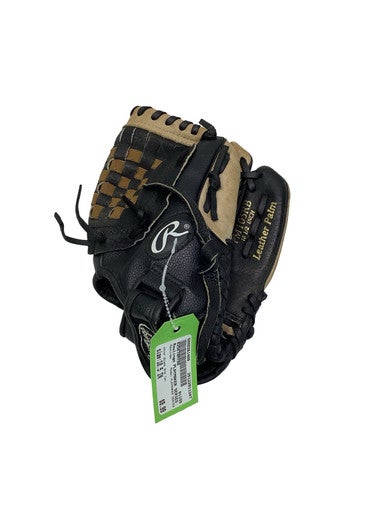 Used Rawlings PLAYMAKER SERIES BB/SB Glove T-ball Black And Tan 10 1/2" 11347-S000261409