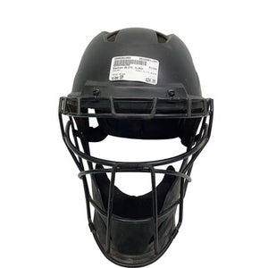 Used Easton ELITE BLACK Catchers Helmet w/Mask Black SM 11347-S000261403