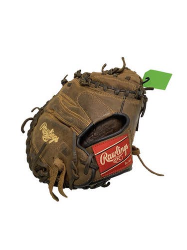 Used Rawlings PLAYER PREFERRED BB/SB Catchers RH Throw Brown 33" 11347-S000261402