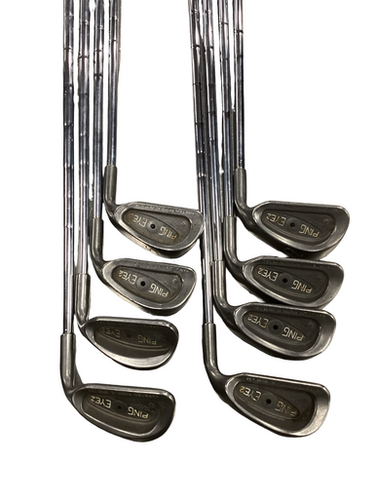 Used Ping EYE 2 BLACK DOT Mens Iron Set RH 4I-SW 11613-S000174178