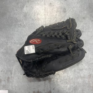 Used Rawlings CUSTOM COLLECTION BB/SB Glove RH Throw Black 11 3/4" 11337-S000476704