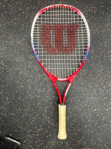 Used Wilson JR RACKET Junior Tennis Racquet Red 23" 11337-S000476697