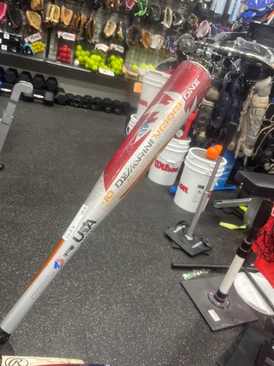 Used Demarini VOODOO ONE BB/SB USA 2 5/8 Bat 28" 11337-S000476692