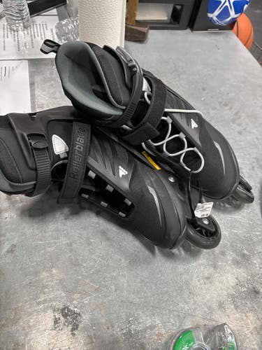 Used Rollerblade PERFORMANCE Senior Rec Fitness Skates Black Senior 11 11337-S000476632