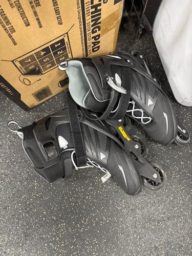 Used Rollerblade PERFORMANCE Senior Rec Fitness Skates Black Senior 11 11337-S000476631
