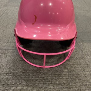 Used RIP-IT BATTING HELMET Batting Helmet w/Mask Pink S/M 11614-S000227517