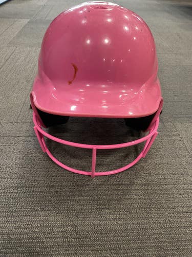 Used RIP-IT BATTING HELMET Batting Helmet w/Mask Pink S/M 11614-S000227517