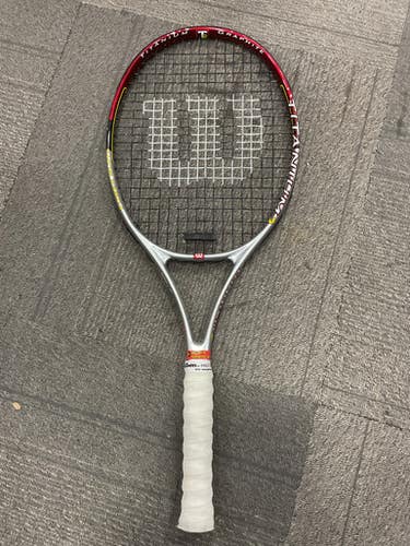 Used Wilson TITANIUM 2 Adult Tennis Racquet Grey Unknown 11614-S000227567