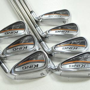 Cobra King Oversize 2017 4-PW Iron Set Stiff Right Recoil 95 F4 Graphite #207997