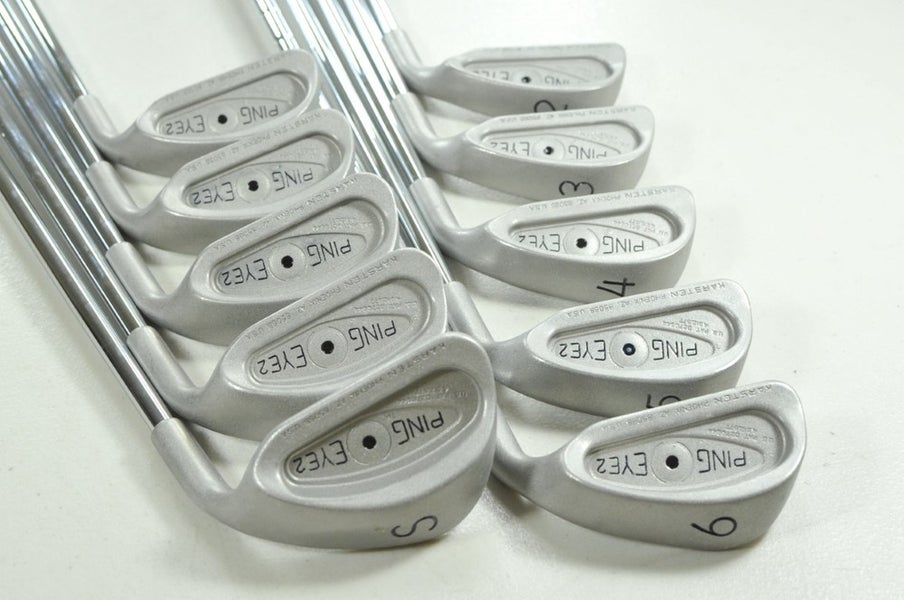 Ping Eye 2 2-W,SW Iron Set Stiff Flex Black Dot Right XP 115 S300 Steel # 208052