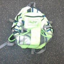 Used Rawlings BAG BB/SB Player Carry Bag Green 11339-S000197452