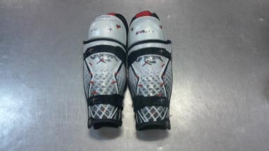Used Bauer VAPOR X60 Intermediate Shin Guards White 12" 11339-S000197422