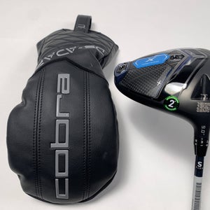 Cobra DS-ADAPT X Driver 9* Denali Blue 6.0 60g Stiff RH HC NEW