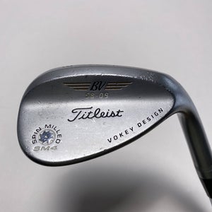 Titleist Vokey Spin Milled SM4 Chrome Lob Wedge LW 58* 9 Bounce RH
