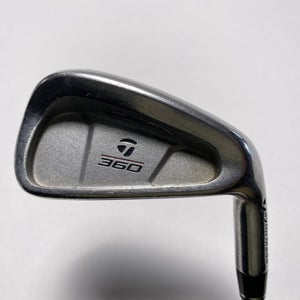 TaylorMade 360 Single 6 Iron S-90 90g Stiff Steel Mens RH Midsize Grip