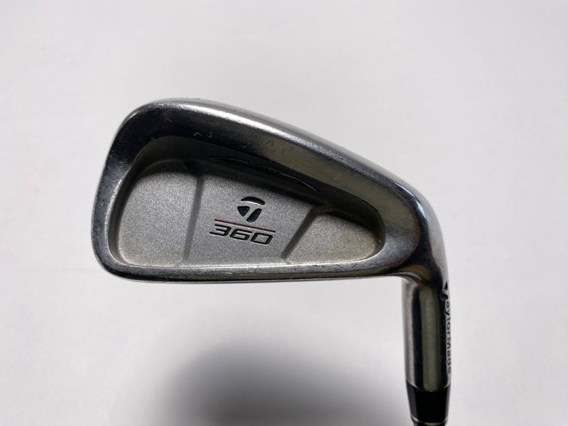 TaylorMade 360 Single 6 Iron S-90 90g Stiff Steel Mens RH Midsize Grip