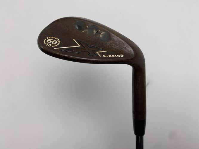 Callaway X Forged Raw Lob Wedge LW 60* 10  C-Grind DG Spinner Wedge Mens RH
