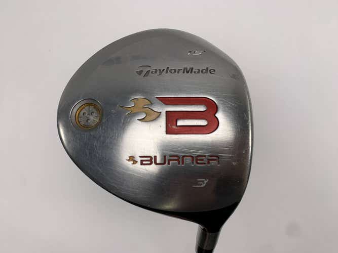 TaylorMade Burner 2008 3 Fairway Wood 15* REAX 49g Stiff Graphite Mens RH