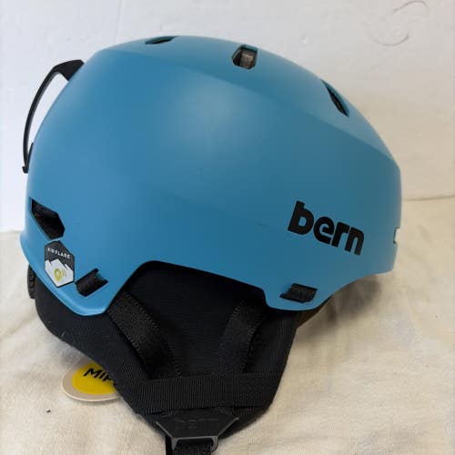 Brand New Adult Size M/Lg BERN MIPS Ski & Snowboard Helmet. Blue