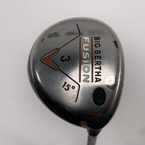 Callaway Big Bertha Fusion 3 Fairway Wood 15* Aldila NVS Orange 55g Regular RH