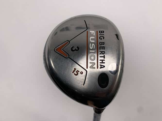 Callaway Big Bertha Fusion 3 Fairway Wood 15* Aldila NVS Orange 55g Regular RH