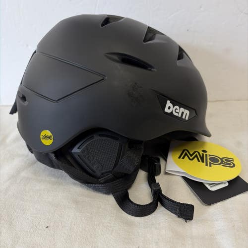 Brand New Adult Size Small BERN MIPS Ski & Snowboard Helmet. Black