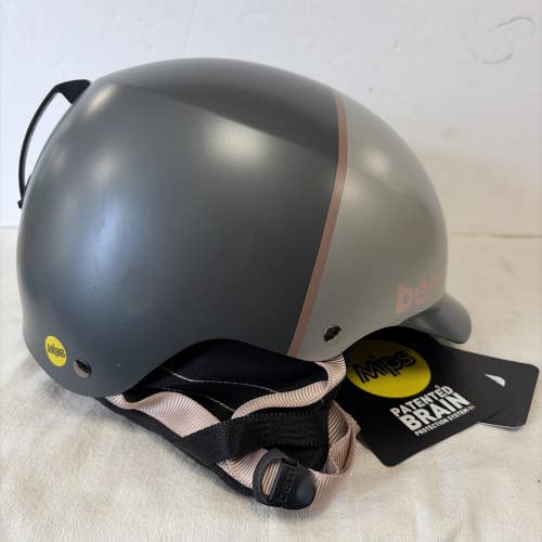 Brand New Adult Size Small BERN MIPS Ski & Snowboard Helmet. Multi Gray