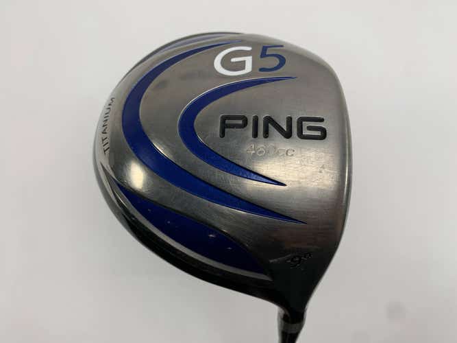 Ping G5 Driver 9* Aldila NV Green 65g Stiff Graphite Mens RH