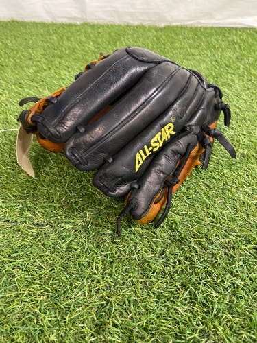 Black All Star System 7 RH Infield Baseball Glove 11" (Used)