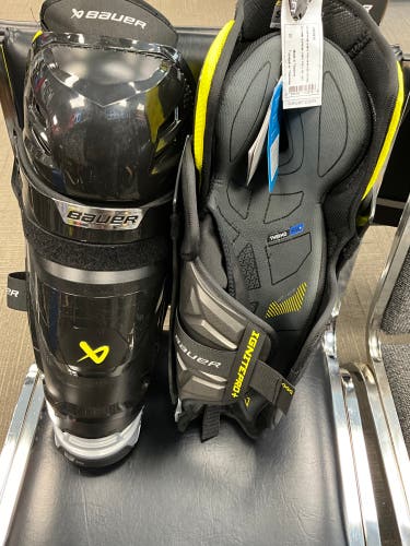Senior Bauer Supreme Ignite Pro+ 16" Shin Pads (New)