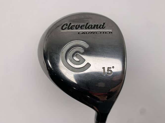 Cleveland Launcher 3 Fairway Wood 15* Launcher Gold 65g Stiff Graphite Mens RH