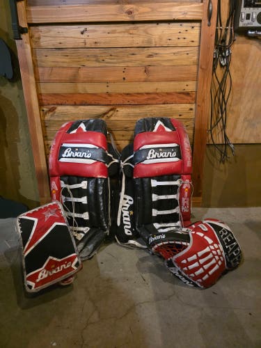 34" 1998 Brian's A*Lite AIR PAC Regular Goalie Full Set (Used)